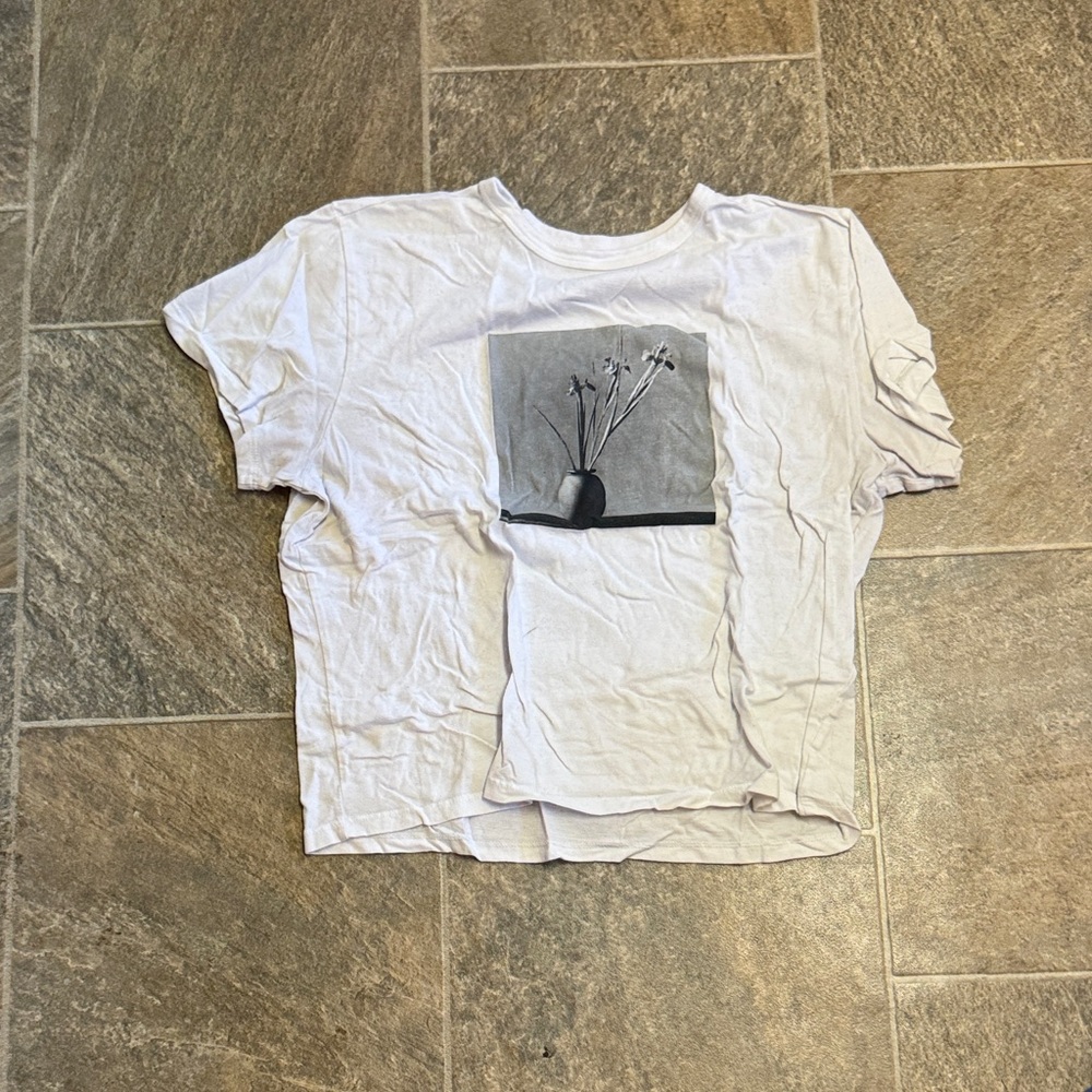 Abercrombie & Fitch White Graphic Tee